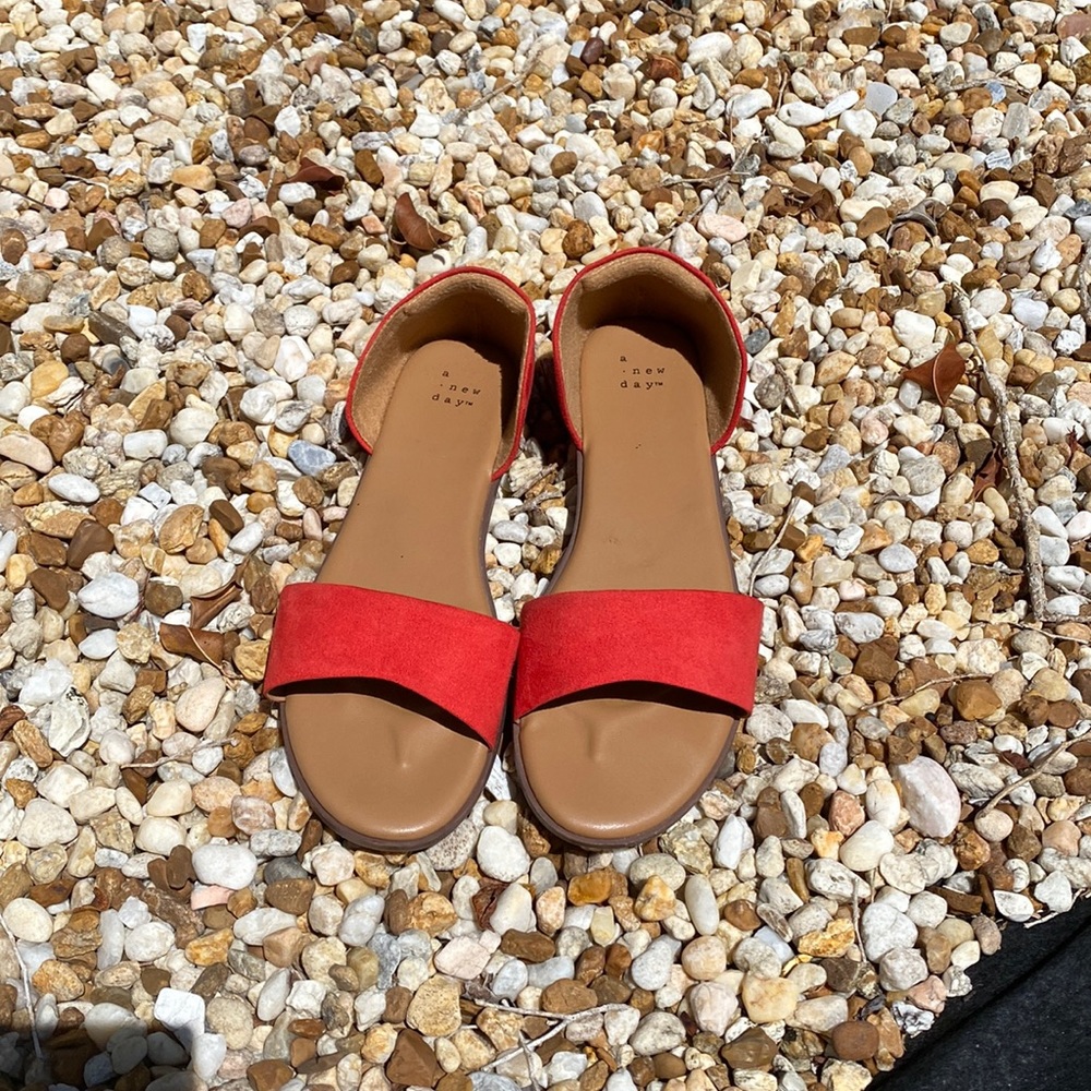 A new day salmon pink sandals